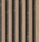 Wooden Stripes Look Marble Wallpaper Roll