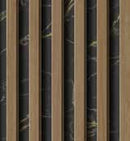 Wooden Stripes Look Marble Wallpaper Roll