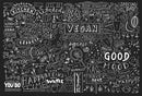 Typography black cafe wallpaper
