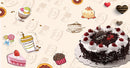 Cake shop wallpaper
