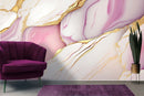 Modern style marble golden lines wallpaper deisgn