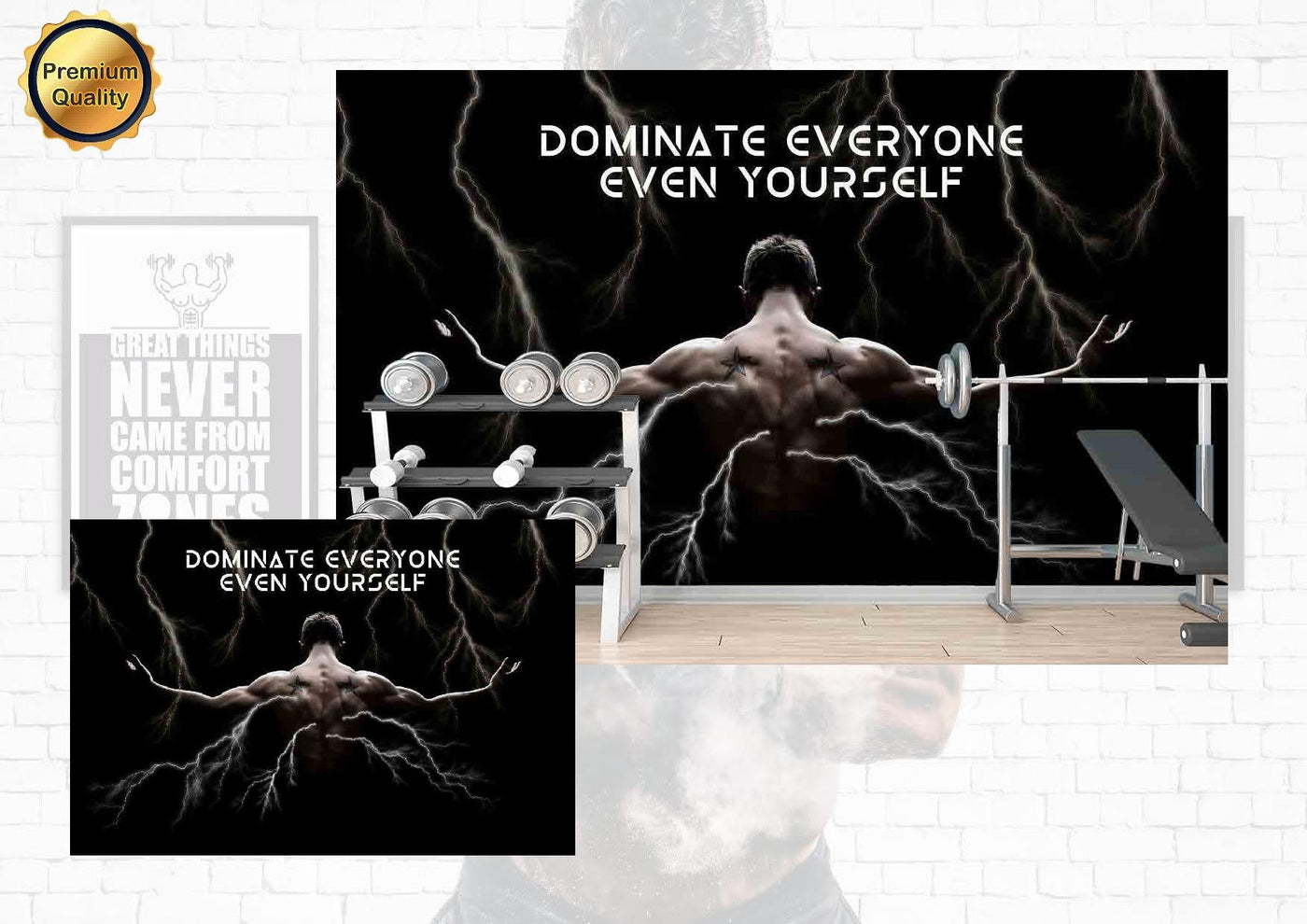 Dominate Everyone Gym Wallpaper