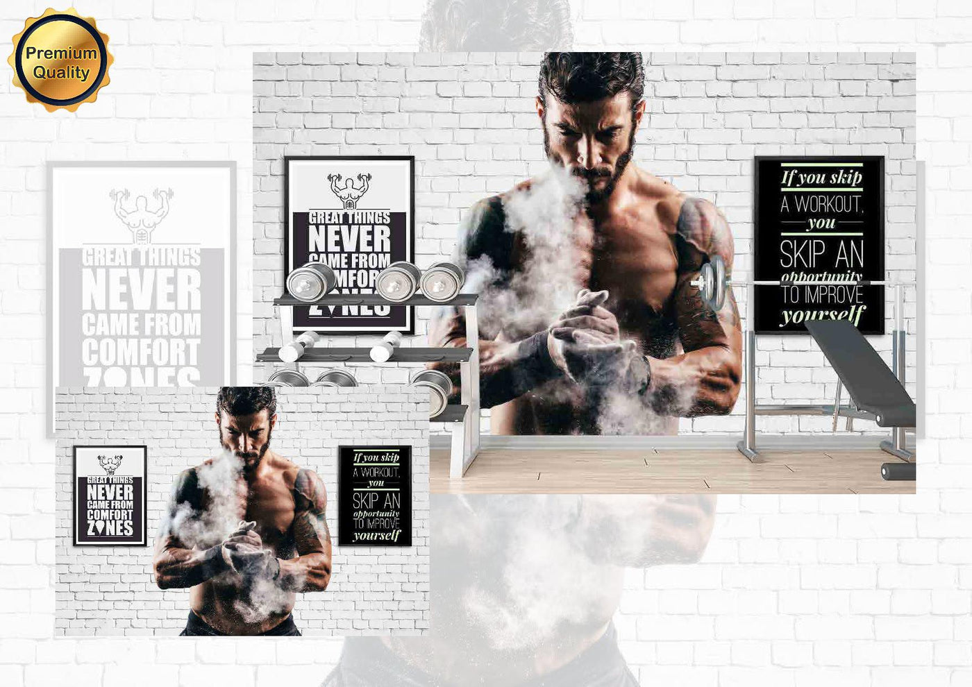 Improve Yourself Gym Wallpaper