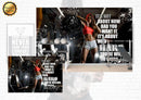 Working Hard Quote Gym Wallpaper
