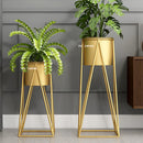 Fancy Metal Planter Set Of 2 (39)