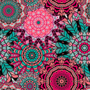 Mandala Floral Art Self Adhesive Sticker For Refrigerator