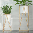 Fancy Metal Planter Set Of 2 (39)