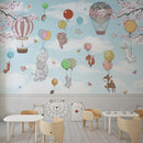 Hot Air Balloon School Wallpaper