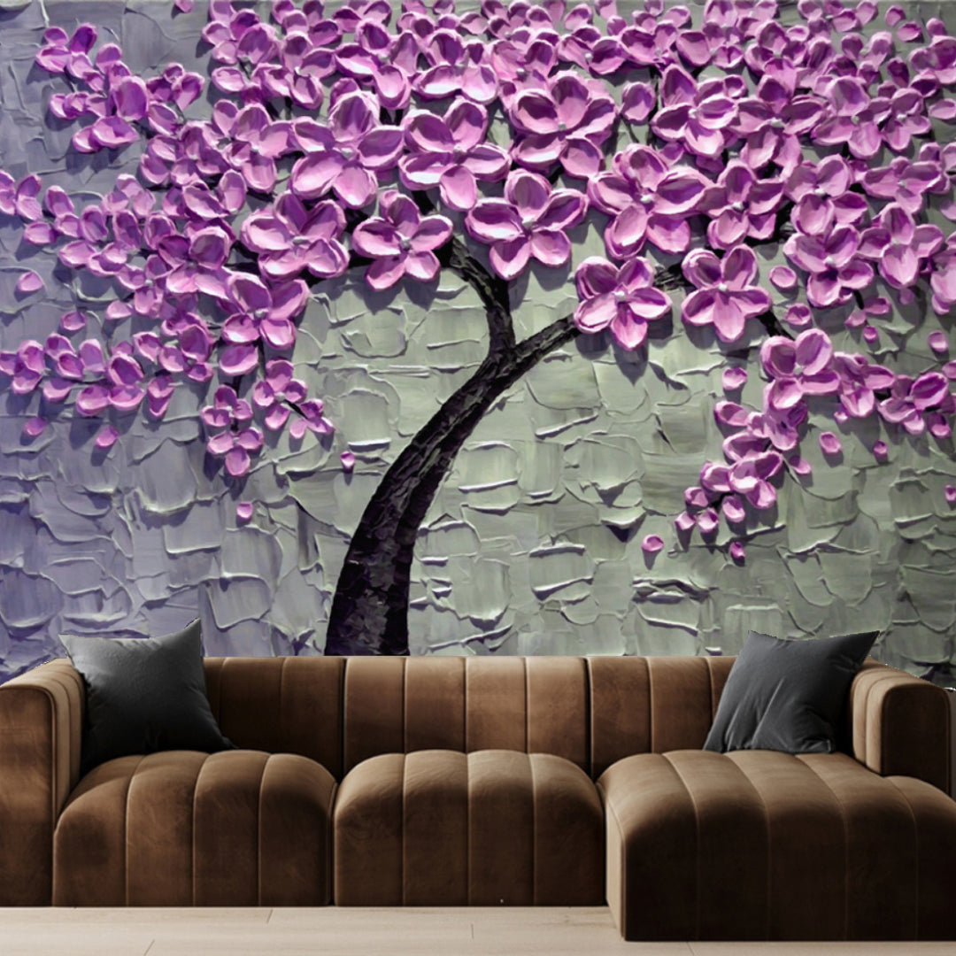 3D pink Flowers Customize Wallpaper