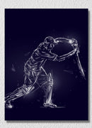 Cricket Batsman Wall Art