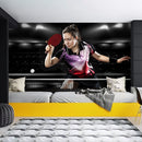 Women Table Tennis Player Wallpaper