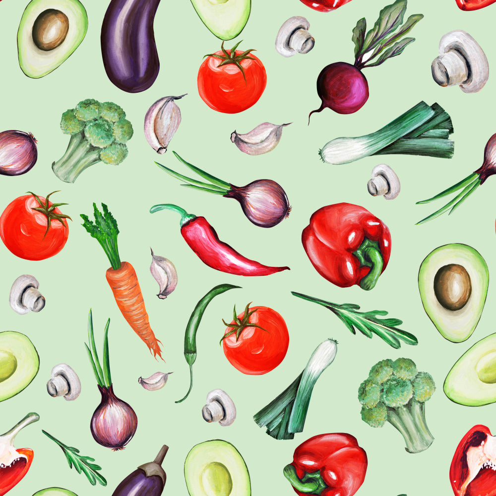 Veggies Illusion Customize Wallpaper – Myindianthings
