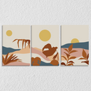 Mountain Botanical Wall Art, Set Of 3