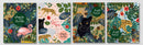 Animals In Forest Art 2, Set Of 4