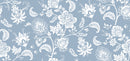 White Colour Floral Self Adhesive Sticker For Cabinet