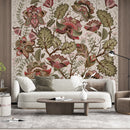 Leaf Flower White Wallpaper