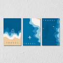 Beach Inspired Wall Art 1, Set Of 3