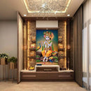 Baal Gopal Peacock Wallpaper