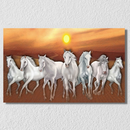 7 Horses Landscape Wall Art 15