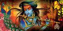 Beautiful Krishna Framed Wallpaper