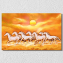7 Horses Landscape Wall Art 13