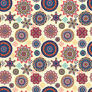 Brown Mandala Multi Design Art Self Adhesive Sticker For Table