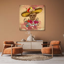 Day Of The Dead Floral Skeleton Art