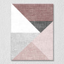Pink triangle art