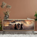 Superhero Character Sticker