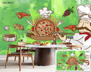 Pizza Chef Cafe Wallpaper