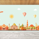 Large Cartoon Bedroom Wallpaper