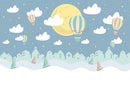 Clouds & Balloon Wallpaper