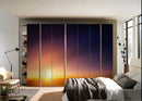 Sunset Painting Self Adhesive Sticker For Wardrobe