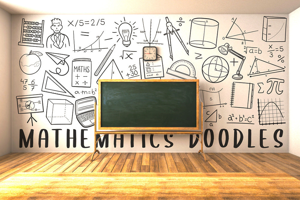 Mathematics Doodles Wallpaper