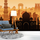 Mosque Building Silhouette Wallpaper