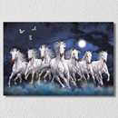 7 Horses Landscape Wall Art 3