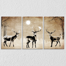 Deer Inspired Wall Art 8, Set Of 3