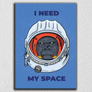 I Need My Space Monkey Art