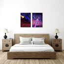 Superhero Wall Art, Set Of 2