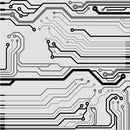 Circuit Art Self Adhesive Sticker For Table