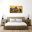 Zebra And Lion Art, Set Of 3