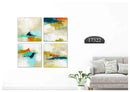 Painted Art Canvas, Set Of 4