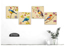 Beautiful Birds Art, Set Of 4