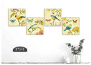 Bird Butterfly Art, Set Of 4
