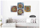 Colorful Circle Art, Set Of 4