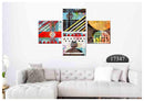 Modern Art, Set Of 4