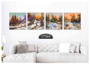 Snow Landscape, Set Of 4