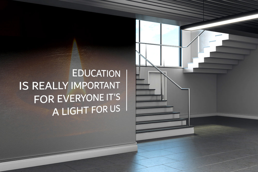 Education Is Important Quote Wallpaper