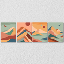 Nature Landscape Wall Art 18, Set Of 4