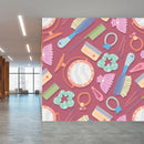 Salon Pink Wallpaper